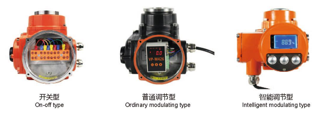 SQ精小型电动执行器型号示例