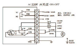 AC220V开关型接线图