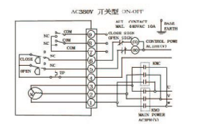 AC380V开关型接线图